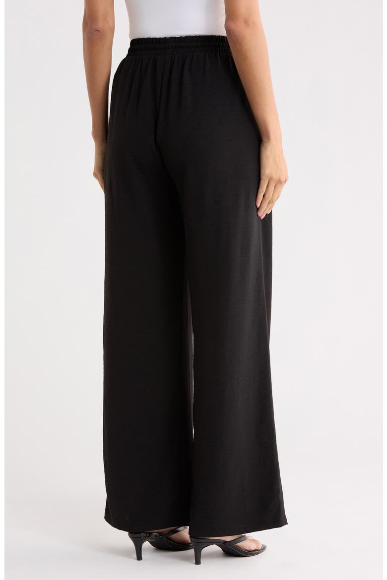 Airflow Pull-On Wide Leg Pants, Alternate, color, BLACK