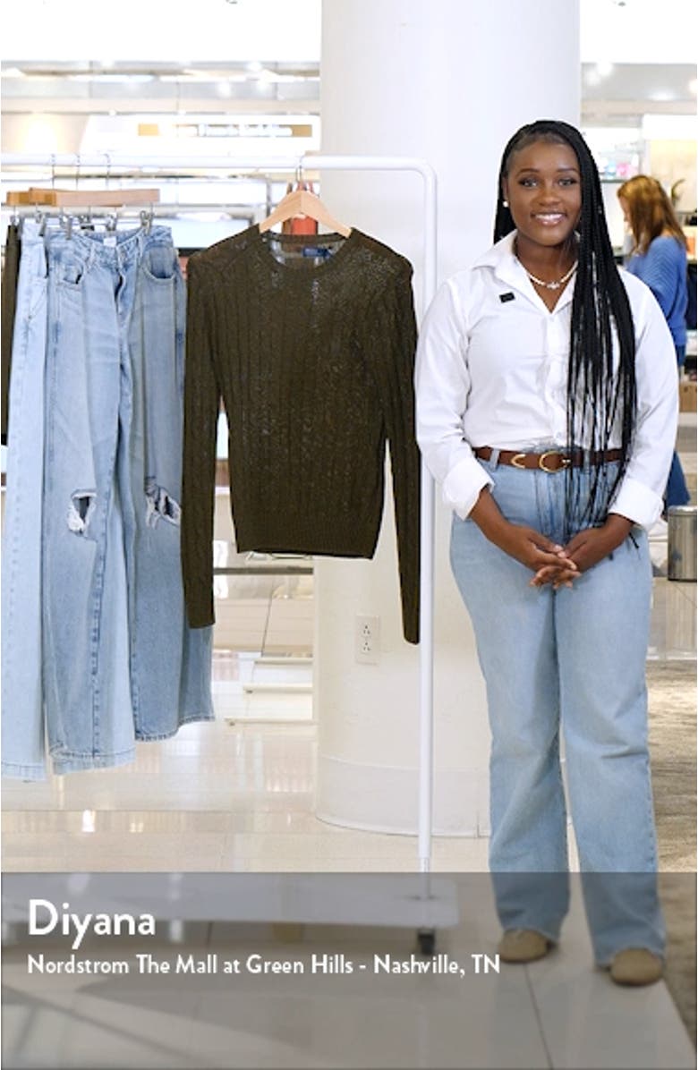 Cable Stitch Sweater, sales video thumbnail