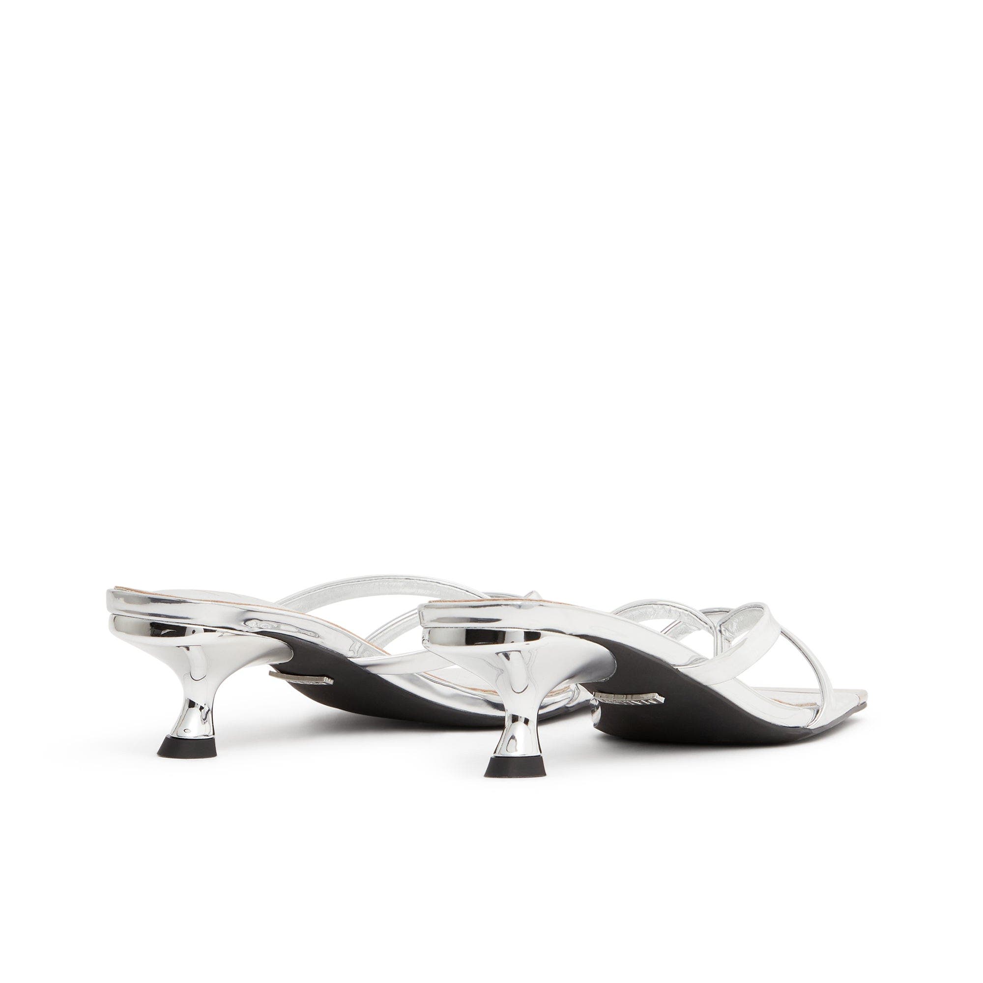 Elisa Patent Low Heel Shoes, Alternate, color, Silver