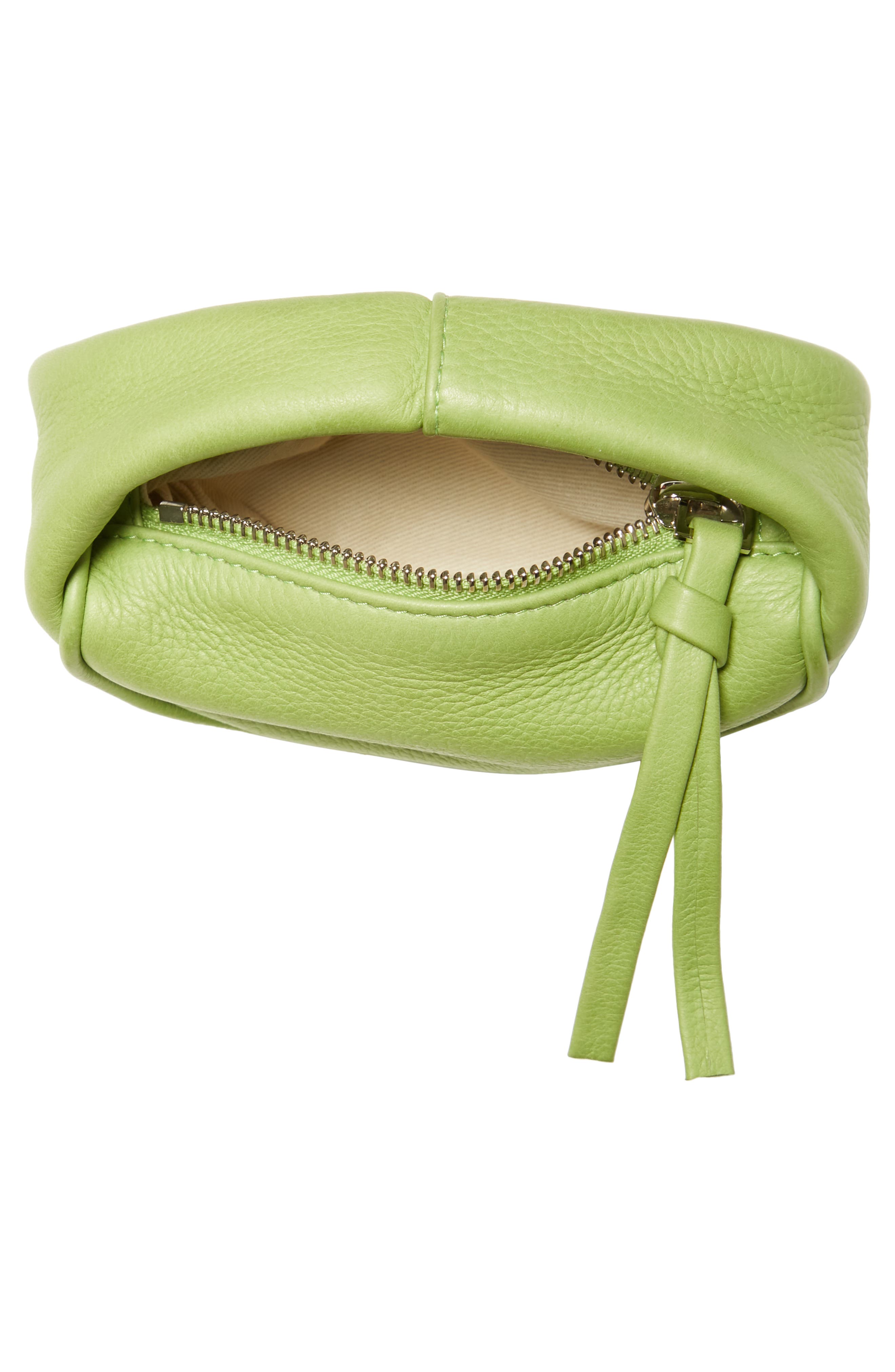 By Far Micro Cush Leather Top Handle Bag, Alternate, color, 