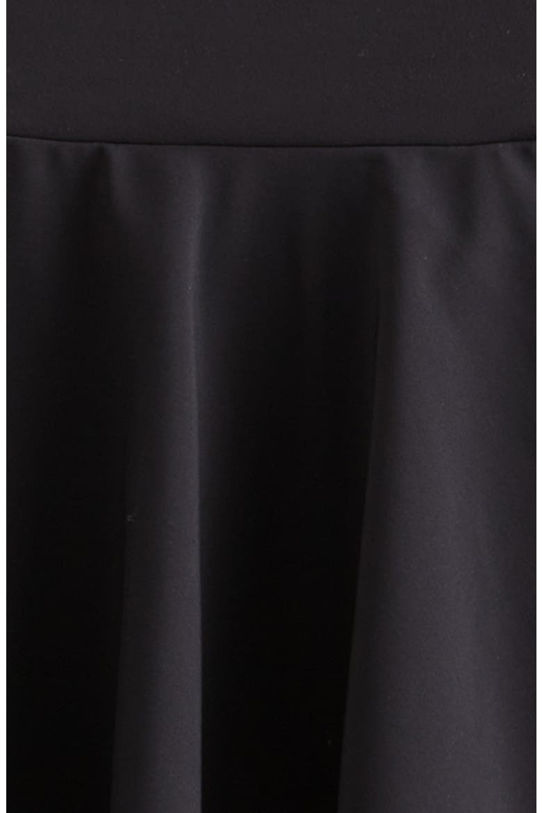 Kids' Tiered Skort, Alternate, color, BLACK