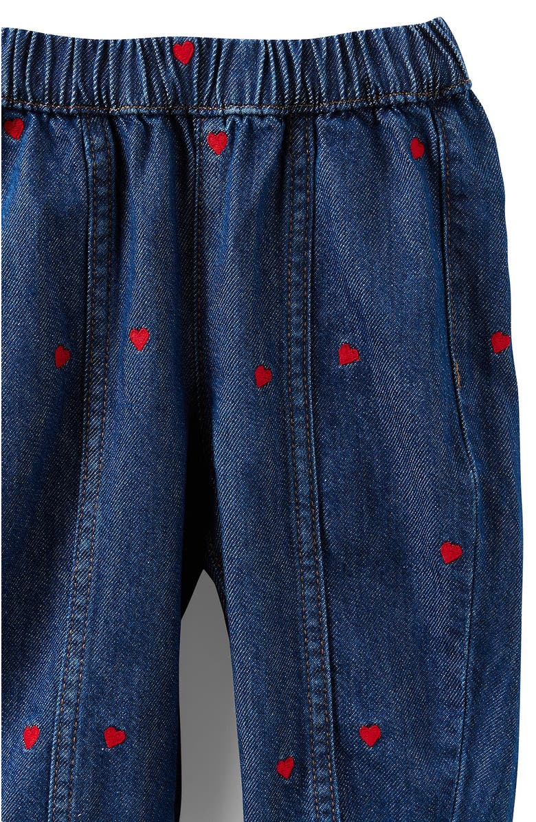 Cotton On Kids Jay Barrel Denim Jean, Alternate, color, Cable Beach Wash Heart