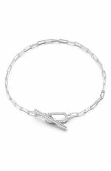 GLAZE JEWELRY Pave CZ Paperclip Link Bracelet