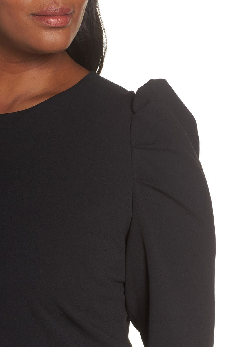 Vince Camuto Puff Shoulder Shift Dress, Alternate, color, 