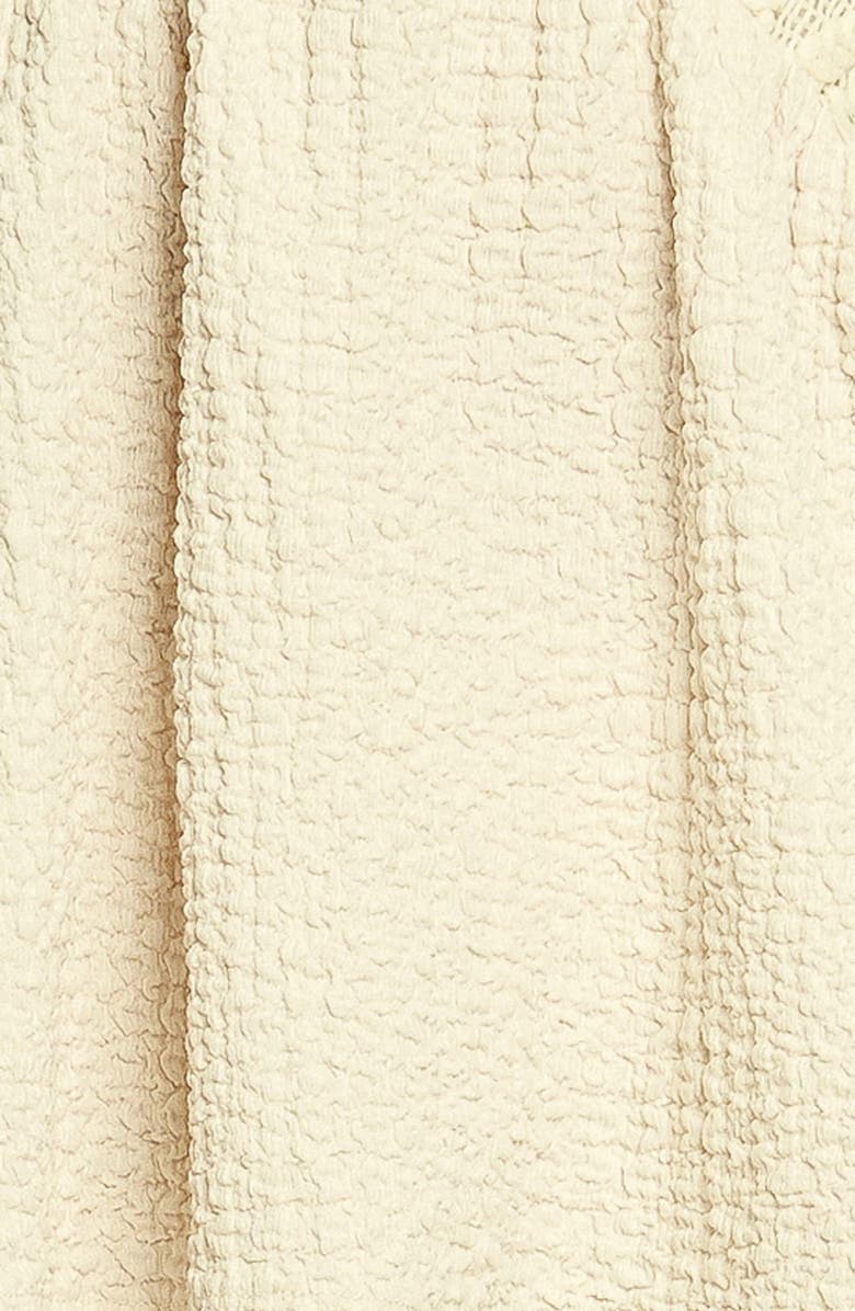 FLYING TOMATO Textured Sleeveless Peplum Top, Alternate, color, Beige