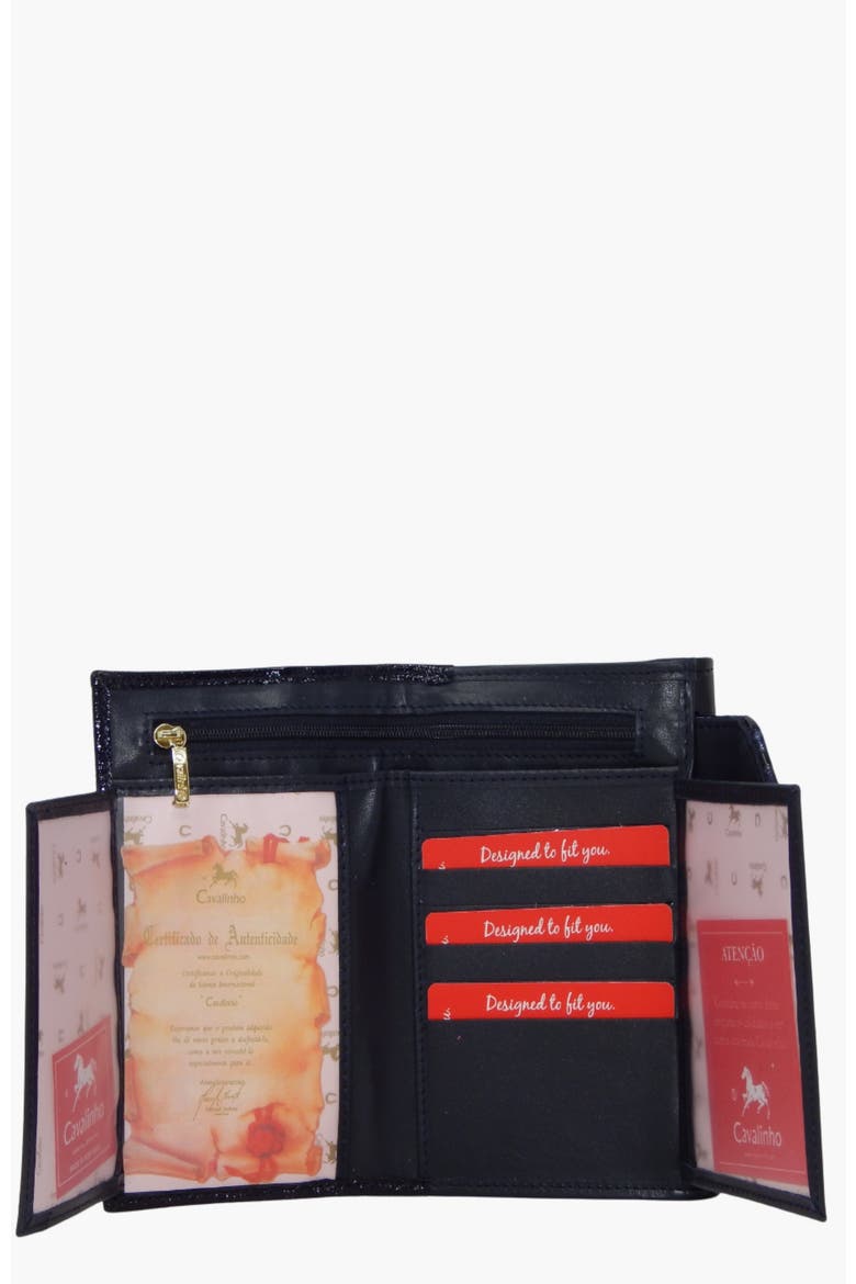 Grace 202 Wallet, Alternate, color, Navy / Beige