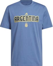 adidas Men's adidas Blue Argentina National Team Jersey Hook T-Shirt