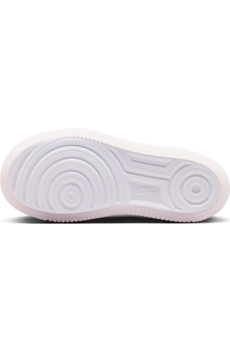 Nike Kids' Air Force 1 Sneaker, Alternate, color, White/ Bright Violet/ Orange