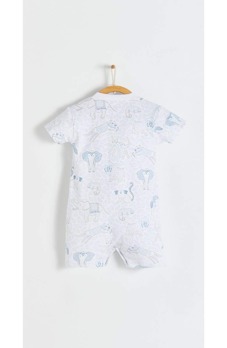 Babycottons Premium Peruvian Pima Cotton Manji Short Romper for Infant, Alternate, color, 