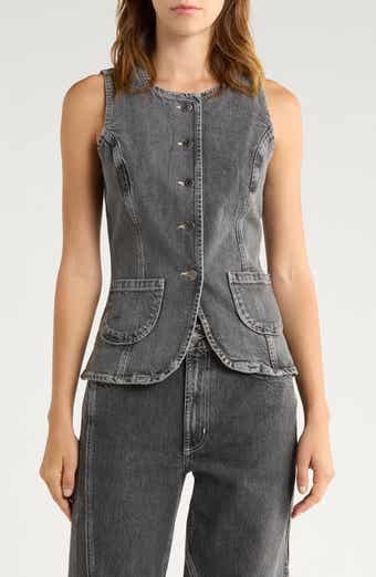 Rails Portola Denim Cutaway Vest