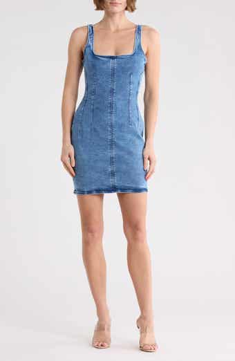 Good American Sleeveless Denim Minidress