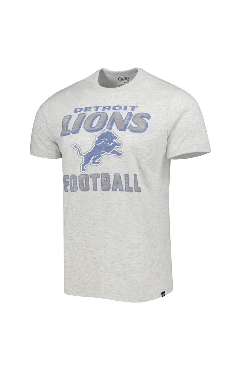 '47 Men's '47 Heathered Gray Detroit Lions Dozer Franklin Lightweight T-Shirt, Alternate, color, Gray