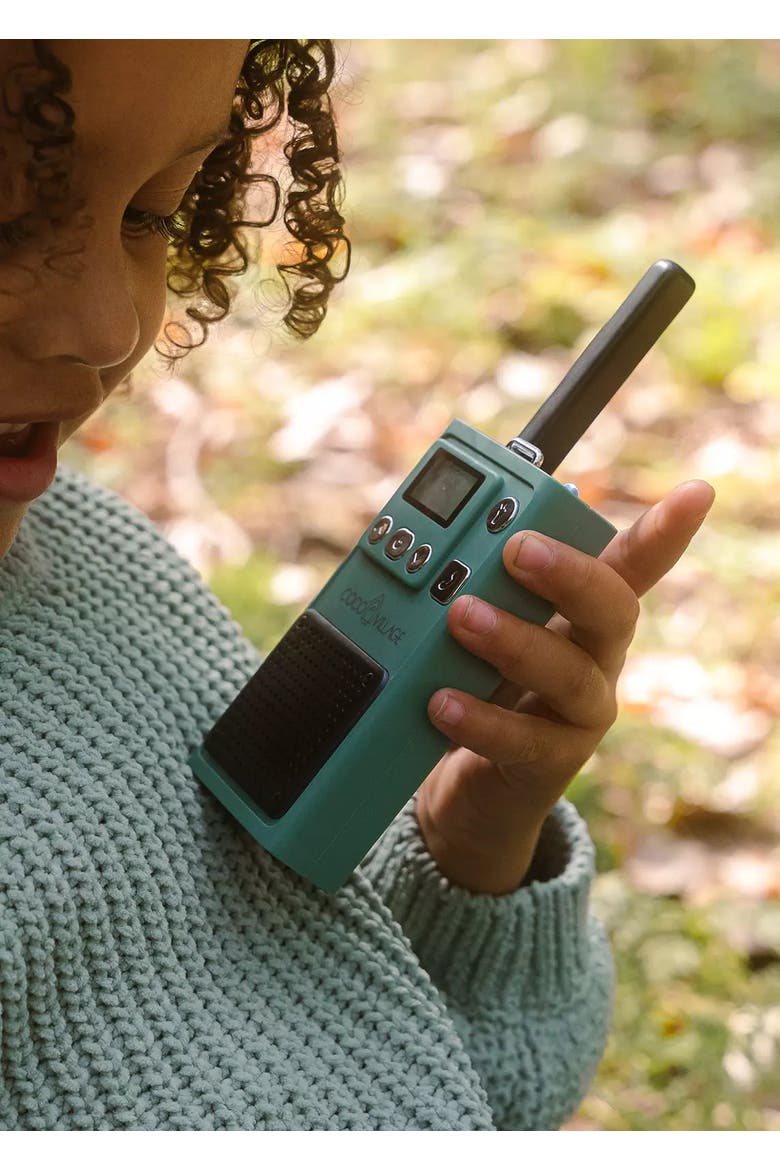 Set of 2 Walkie Talkies, Alternate, color, Seafoam