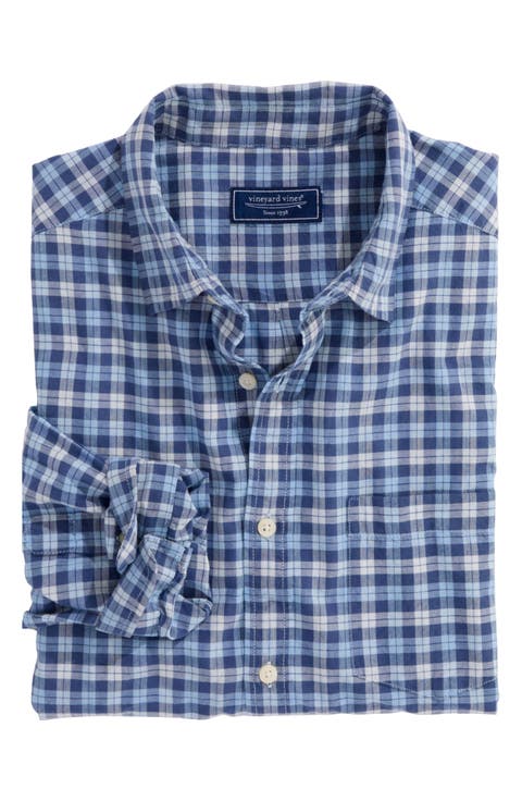 Overlook Regular Fit Plaid Cotton Madras Button-Up Shirt