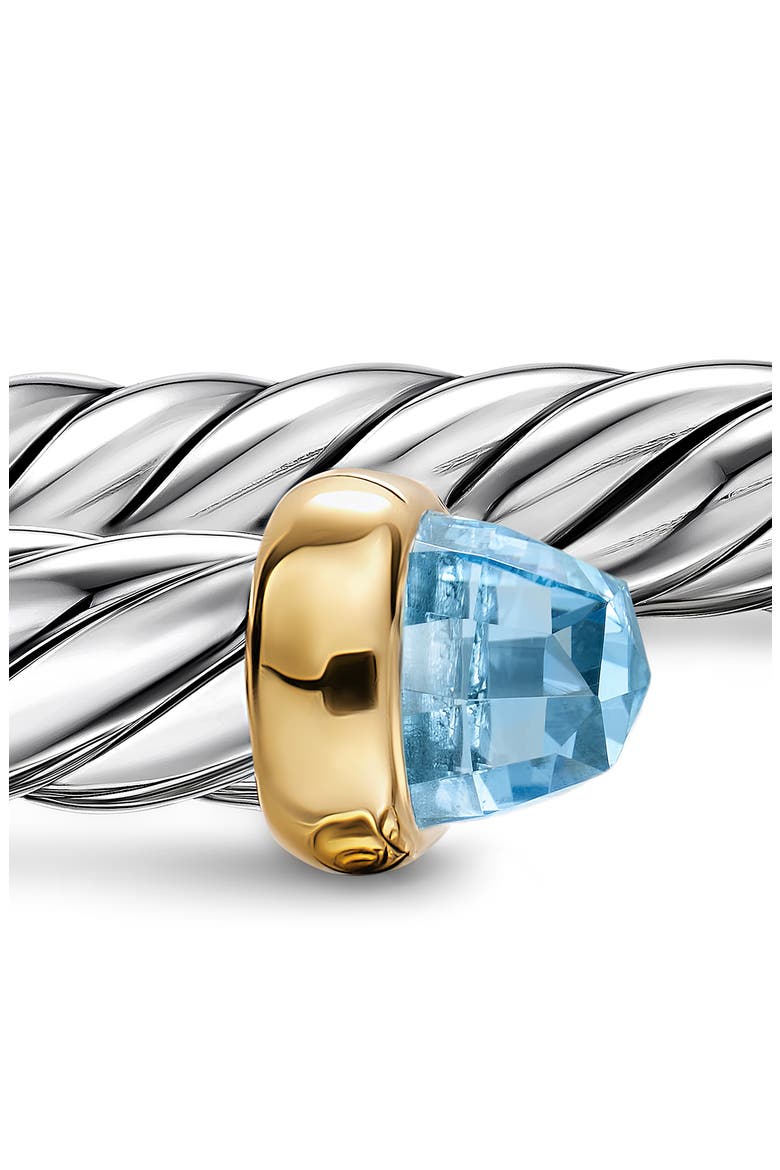 Cablespira® Flex Bracelet, 6mm, Alternate, color, BLUE TOPAZ