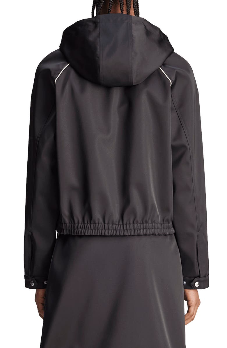 ADIDAS X WALES BONNER Satin Hooded Track Jacket, Alternate, color, Black