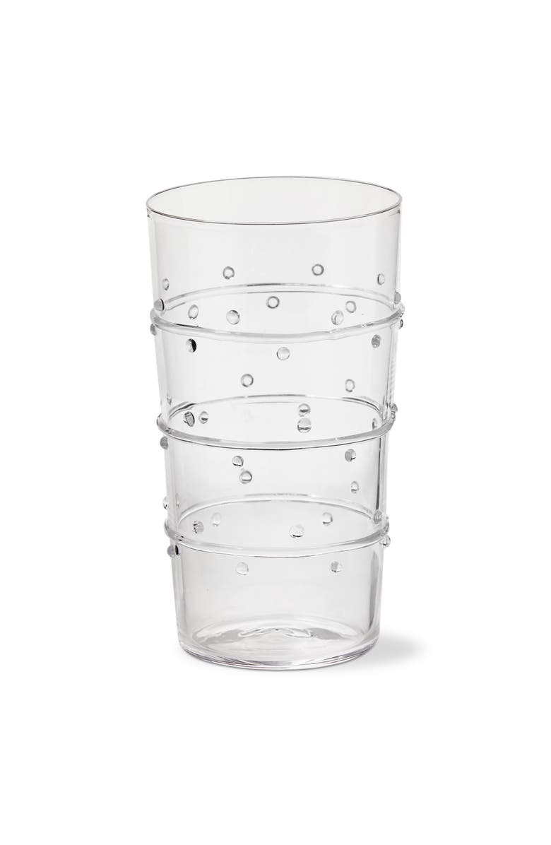 tag Everyday Jensen Tumbler Glasses Clear Borosilicate Glass 2.95x2.95x5.31 in, Main, color, Clear