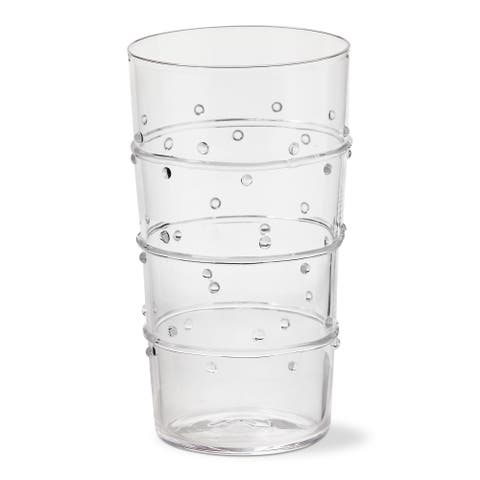 Everyday Jensen Tumbler Glasses Clear Borosilicate Glass 2.95x2.95x5.31 in