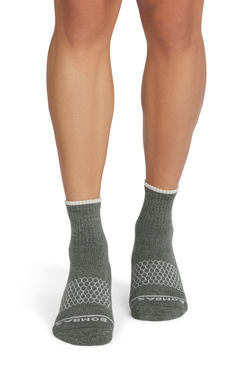 Bombas Merino Wool Blend Quarter Socks, Alternate, color,