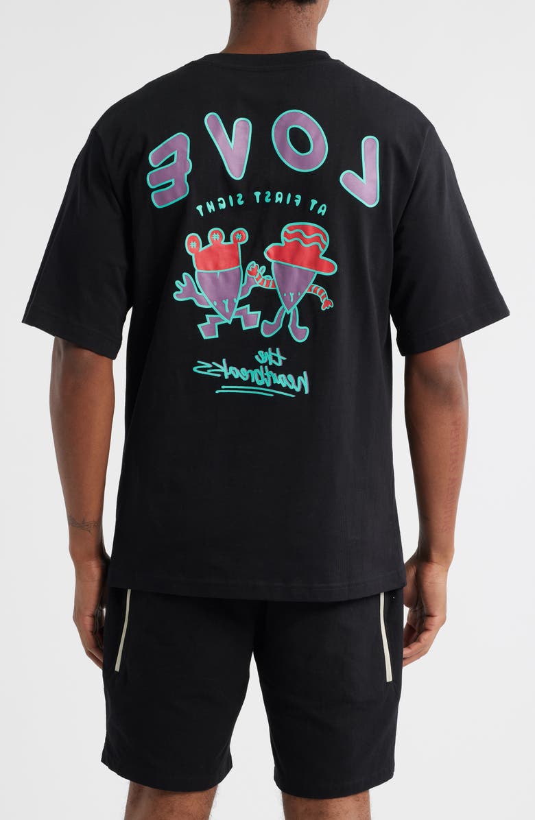 VIC GARCIA WORLD Love Together Again Graphic T-Shirt, Alternate, color, Black