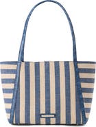 Brahmin Mona Croc Embossed Leather Tote