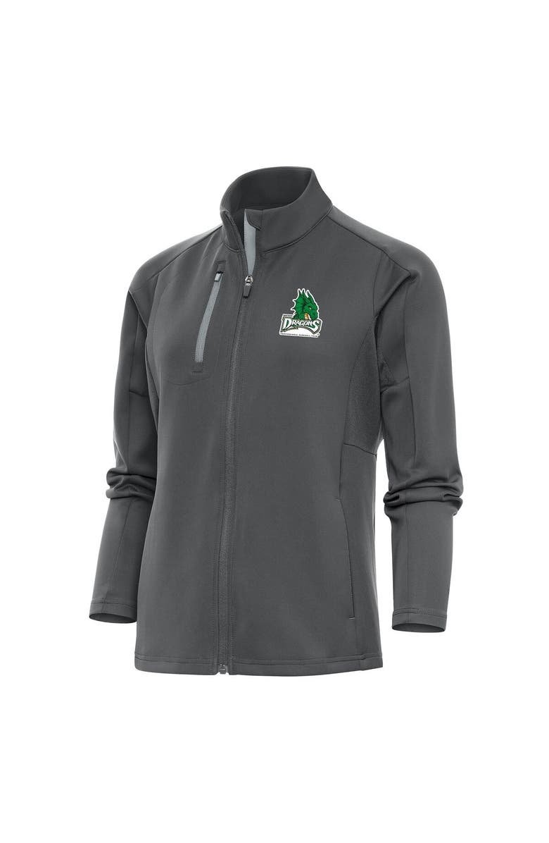 ANTIGUA Women's Antigua  Pewter Dayton Dragons Generation Full-Zip Jacket, Main, color, 