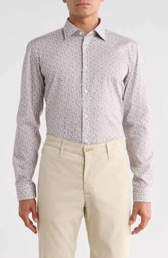 Valerio Ditsy Print Easy Iron Cotton Dress Shirt