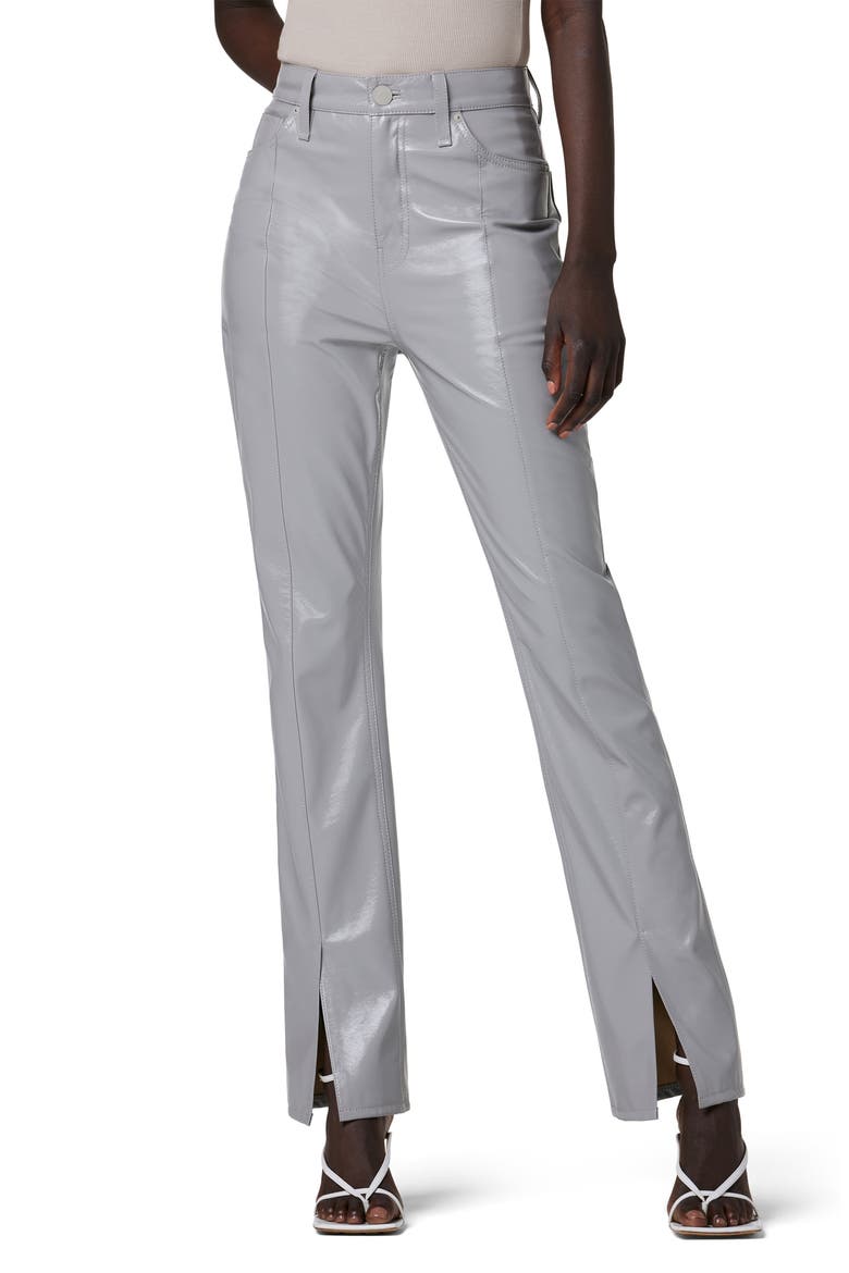 Harlow Ultrahigh Waist Split Hem Bootcut Jeans, Main, color, ULTIMATE GRAY