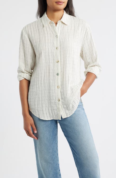 Women's Rayon Striped Tops | Nordstrom