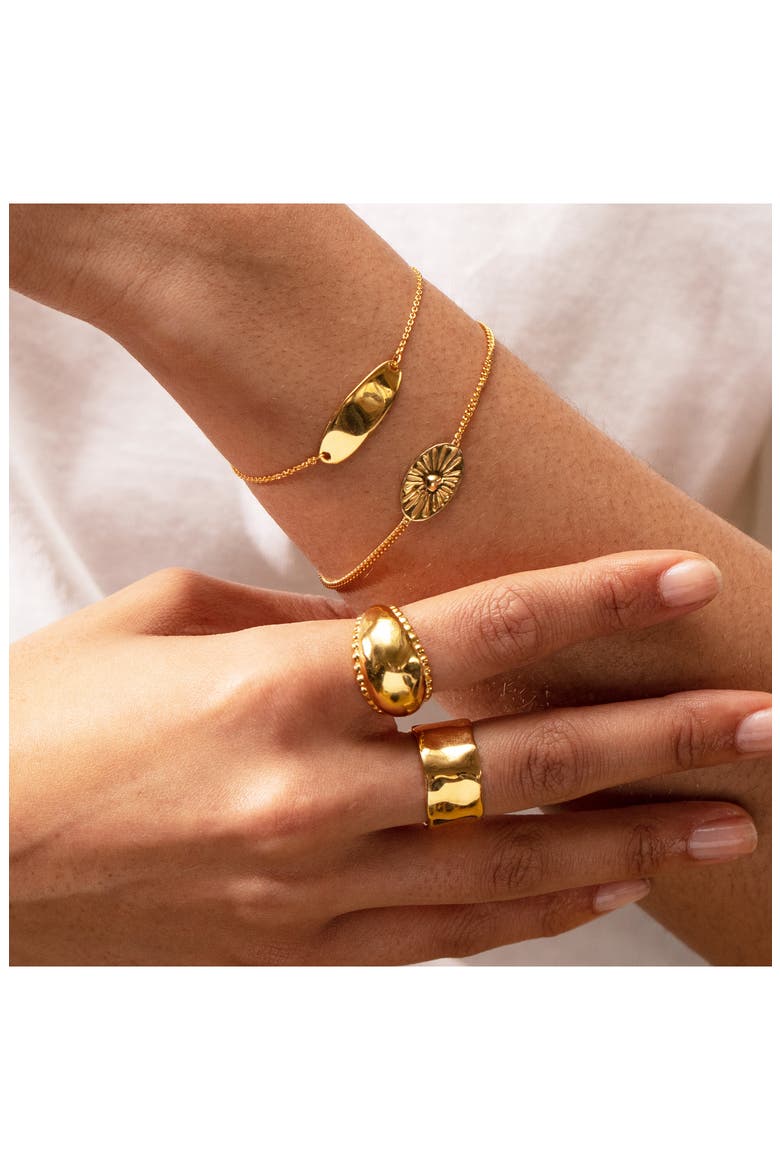 Talisman Heart Pendant Bracelet, Alternate, color, GOLD
