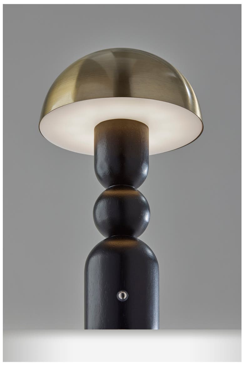 Connie LED Cordless Table Lamp, Alternate, color, BLACK
