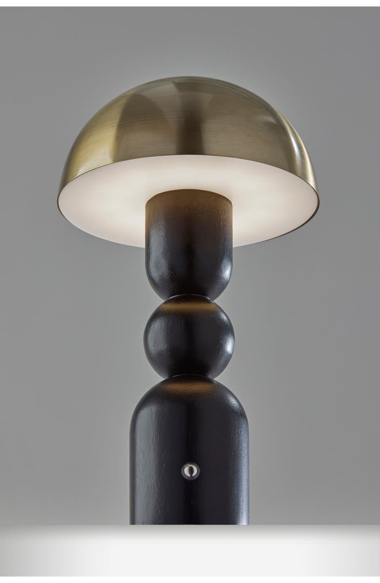 ADESSO LIGHTING Connie LED Cordless Table Lamp, Alternate, color, Black