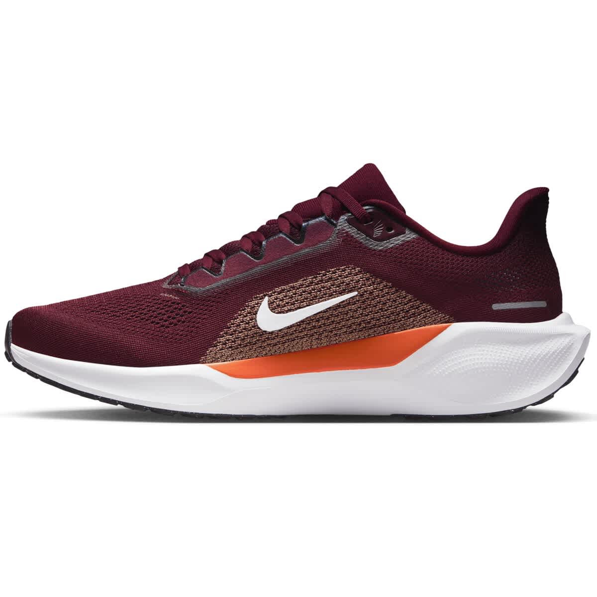 Nike Unisex Nike Maroon Virginia Tech Hokies Zoom Pegasus 41 Running Shoes, Alternate, color, Maroon