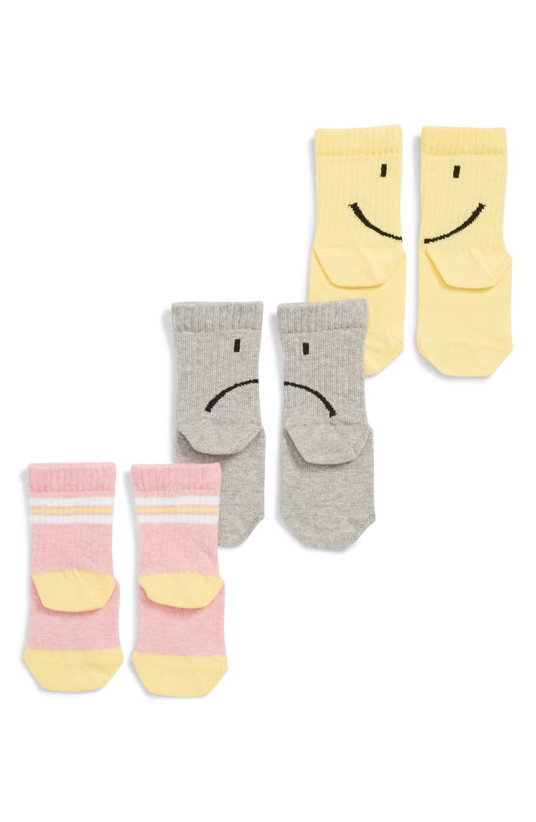 Tucker + Tate Smile 3-Pack Crew Socks, Alternate, color,