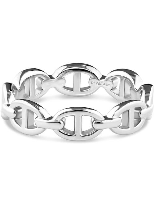 Devata Mariner Anchor Ring In Metallic