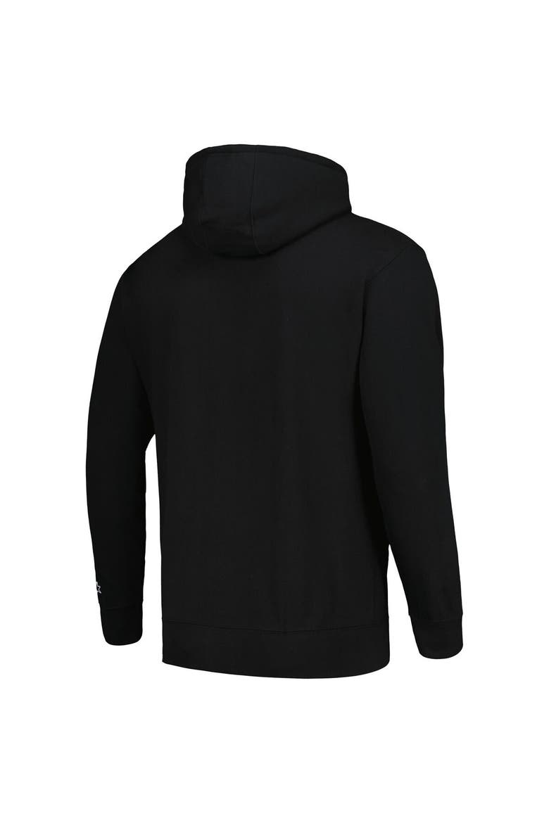 Men's Starter Black New Orleans Saints Domestic Post Season Full-Zip Hoodie, Alternate, color, Black