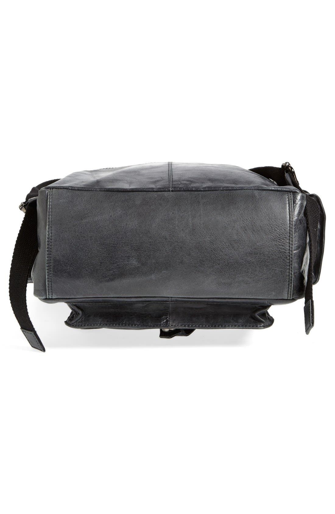 Topman Leather Backpack, Alternate, color, 