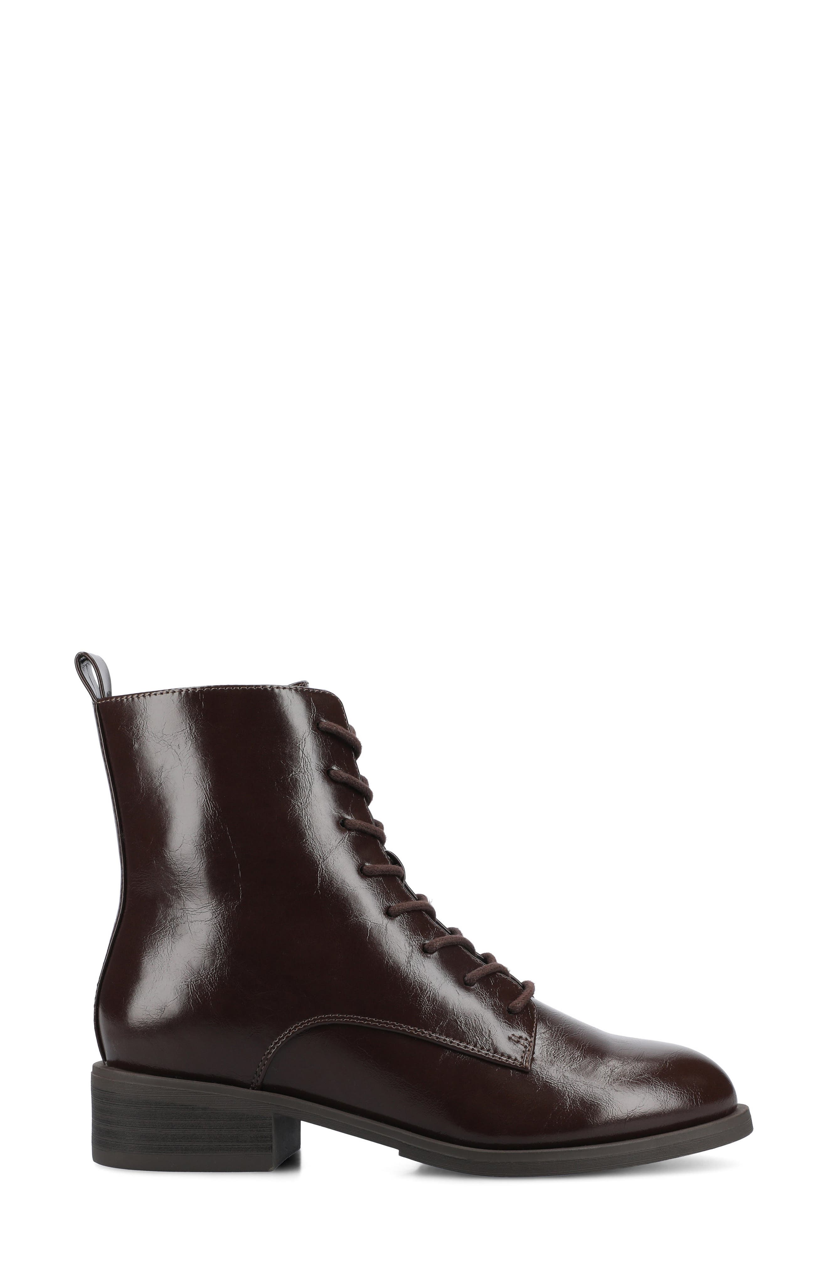 Vienna Combat Boot, Alternate, color, CRINKLE/CHOCOLATE