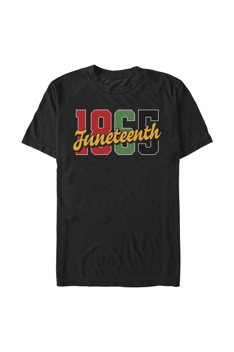 Men's Lost Gods 1865 Juneteenth Retro  Graphic T-Shirt, Main, color, Black