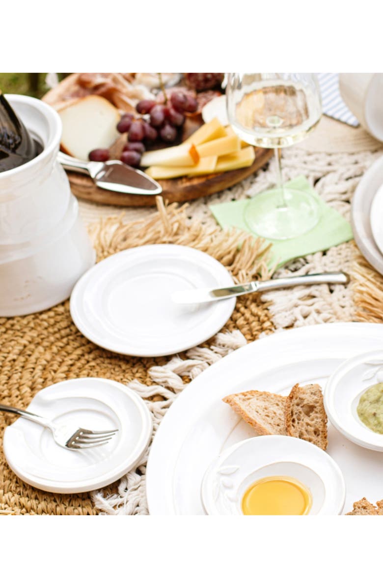 VIETRI Luna Spoon Rest, Alternate, color, White