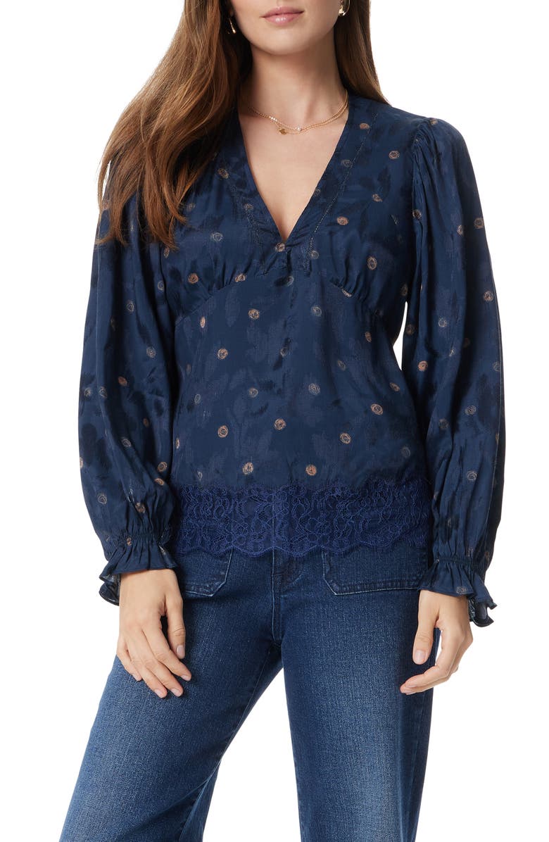 Sam Edelman Julia Long Sleeve Top, Main, color, 
