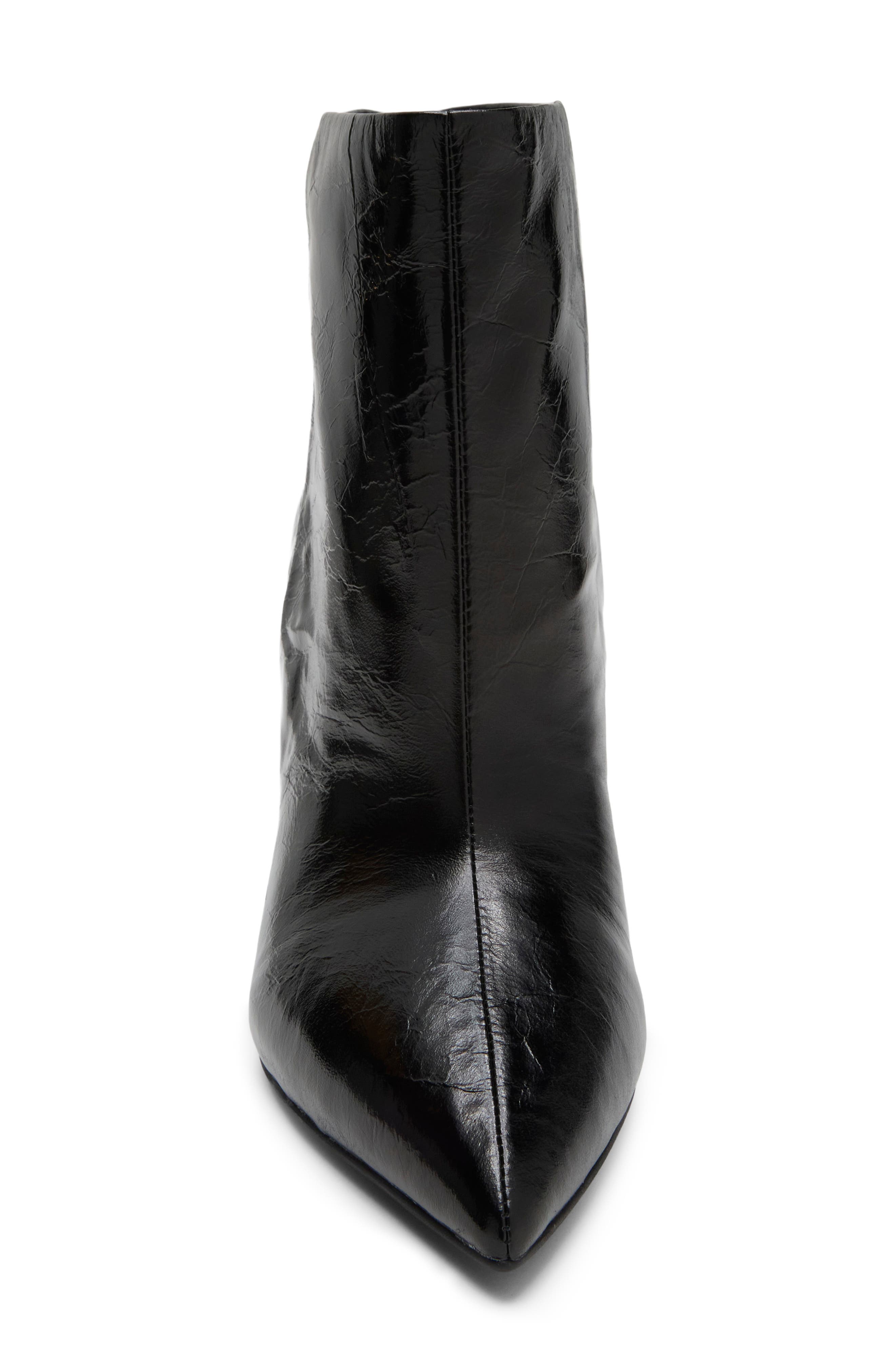 Wilda Leather Bootie, Alternate, color, BLACK CRINKLE