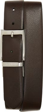 Canali Reversible Calfskin Leather Belt