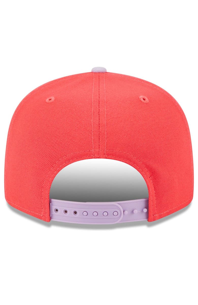 New Era Men's New Era Red/Purple Oakland Athletics Spring Basic Two-Tone 9FIFTY Snapback Hat, Alternate, color, Red
