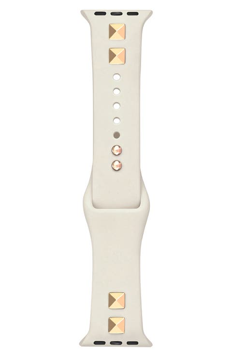Studded Silicone Watch Band