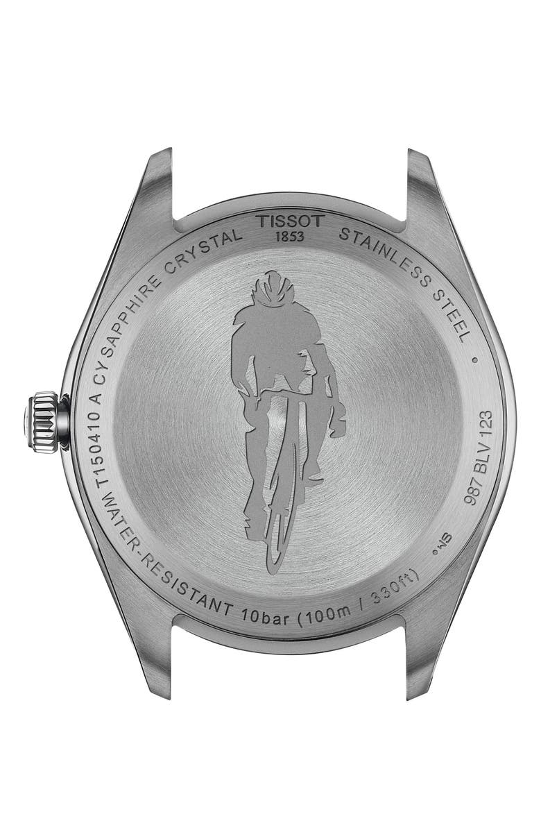 Tissot PR 100 Cycling Webbing Strap Watch, 40mm, Alternate, color, Grey