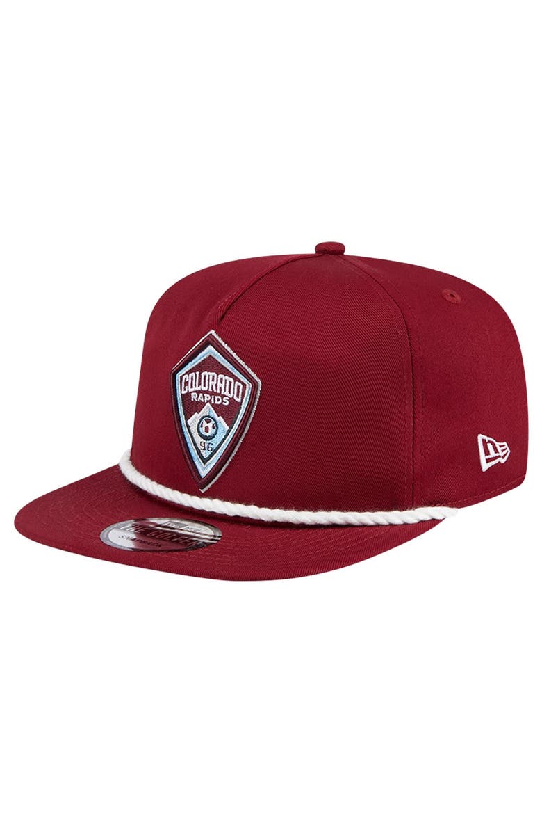 New Era Men's New Era Burgundy Colorado Rapids The Golfer Kickoff Collection Adjustable Hat, Alternate, color,