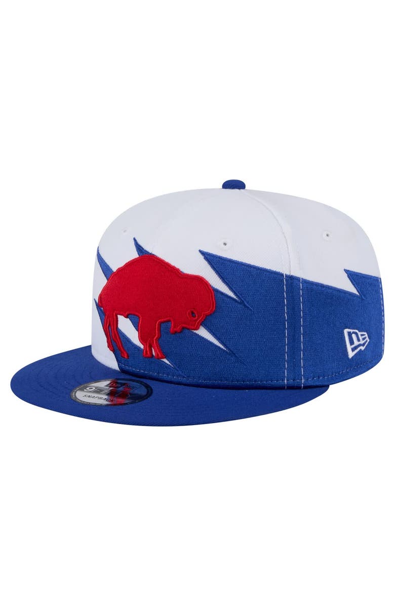 New Era Men's New Era Royal Buffalo Bills Throwback Jagged 9FiFTY Snapback Hat, Main, color, Royal