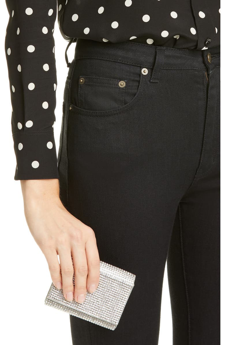 Judith Leiber Couture Fizzy Beaded Clutch, Alternate, color,