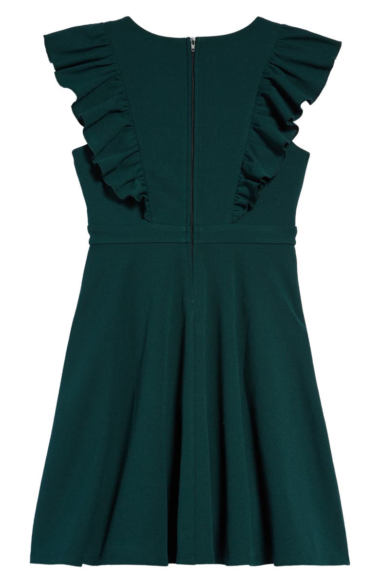 LOVE, NICKIE LEW Kids' Ruffle Front Dress, Alternate, color, 